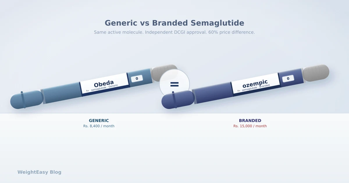 Generic Semaglutide vs Branded: What Is the Actual Difference?