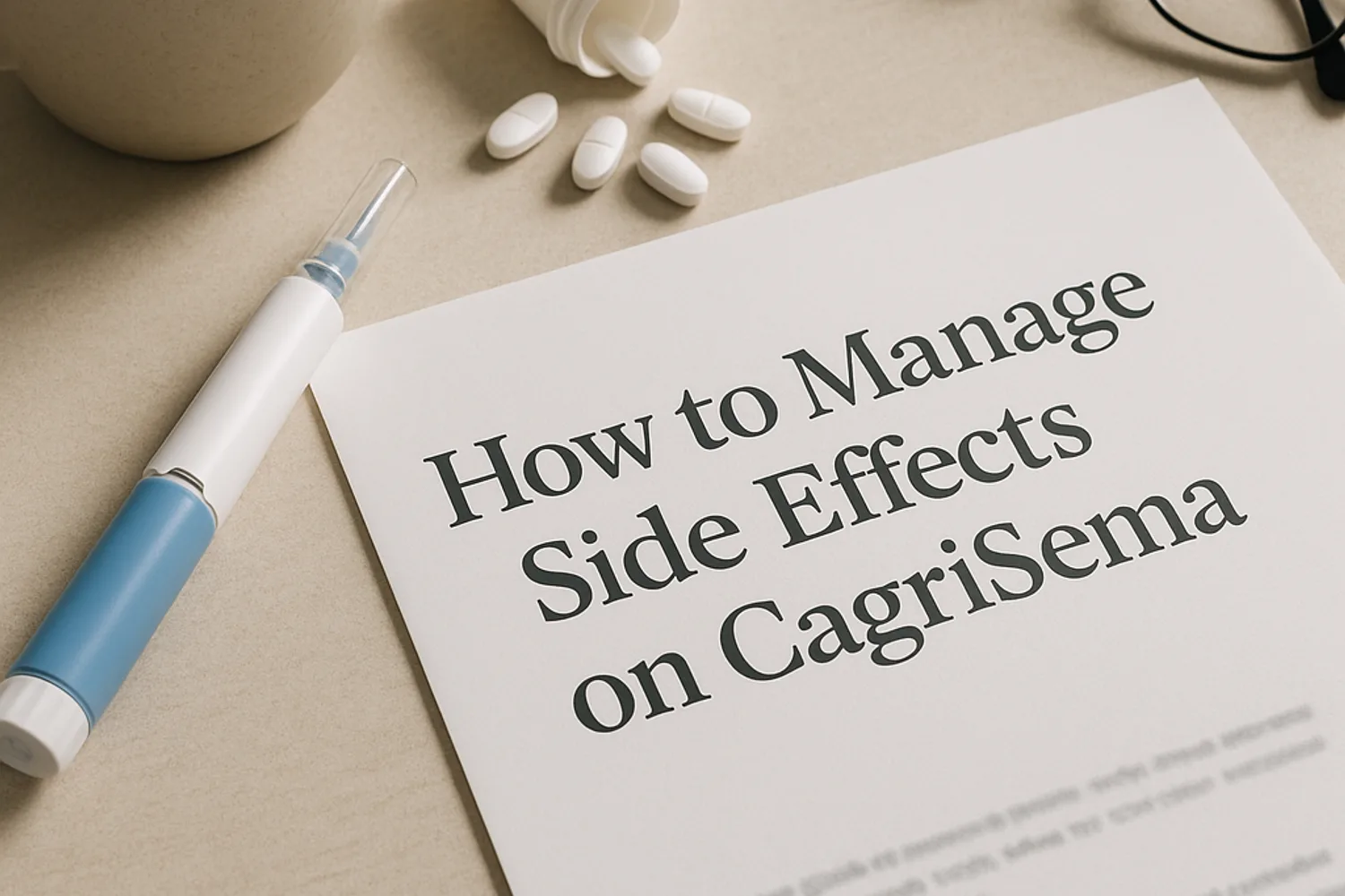 How to Manage Side Effects on CagriSema — Side Effects